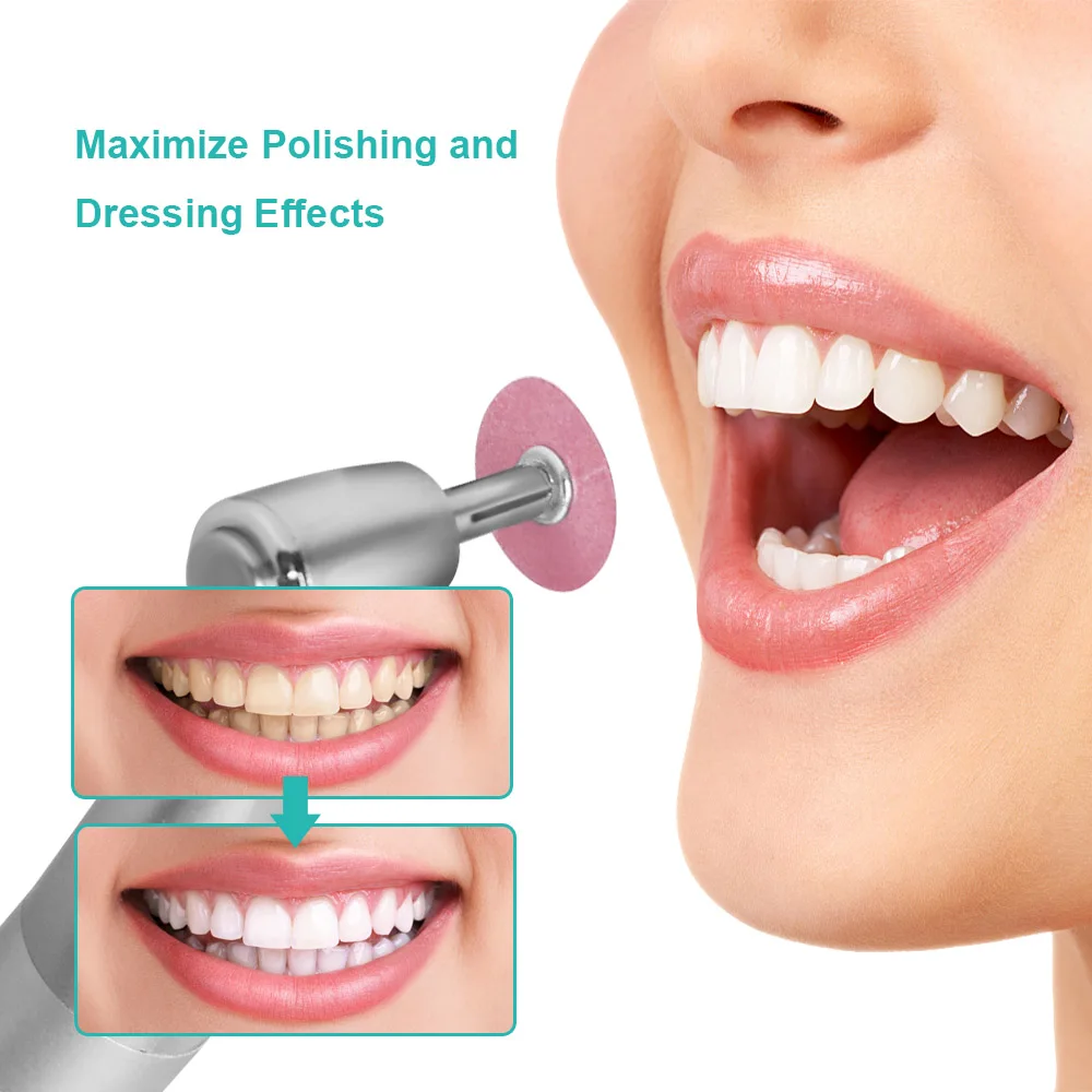 

SYJH Coated on With Aluminium 80Pcs Dental Polishing Discs+1Pcs Holding Rod Mandrel for Composite Metals and Porcelain Grinding