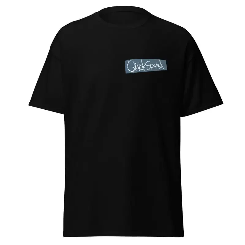 Quicksand Dine Alone Melinda Beck 1992 Slip Front Back Print NYHC T Shirt