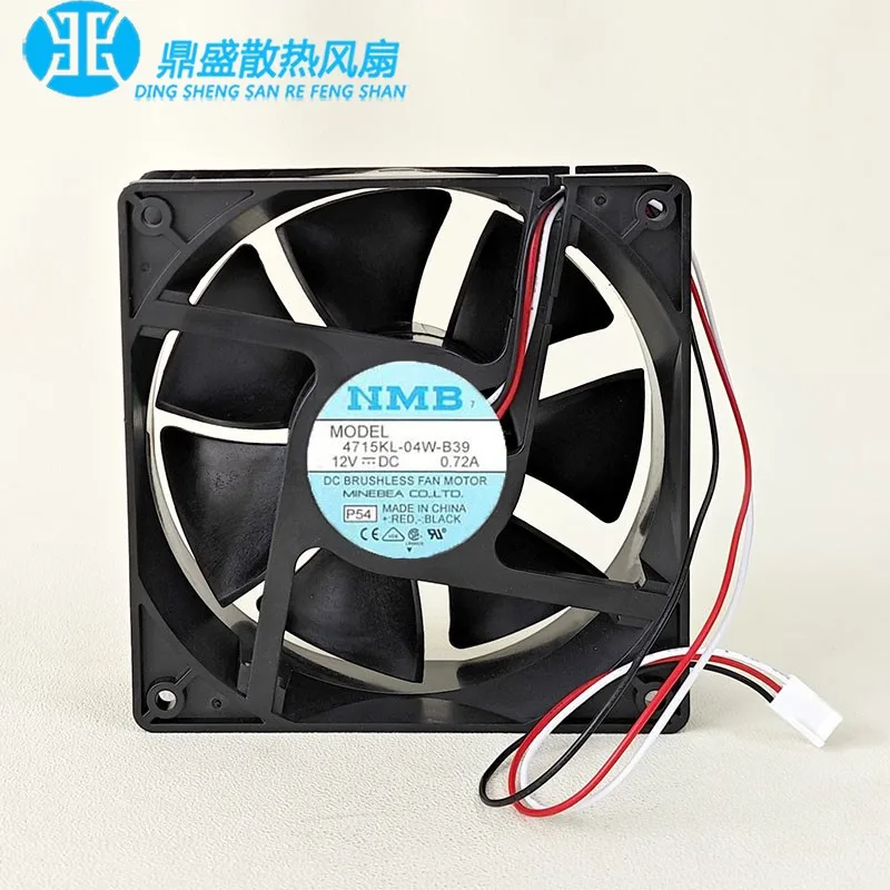 1pcs * ORIGINAL 4715KL-04W-B39 12V 0.72A 12038 120*120*38mm NEW COOLING FAN RADIATOR