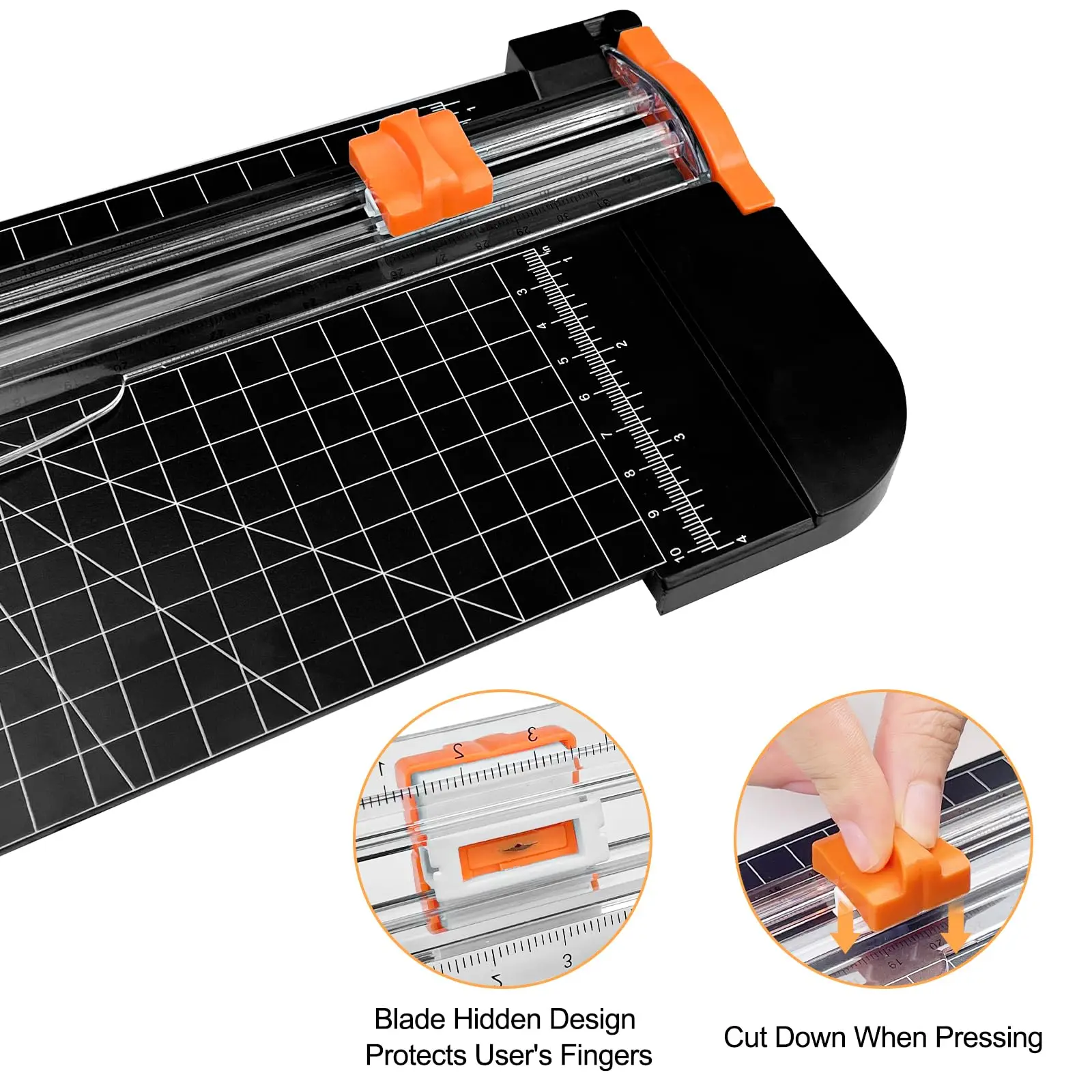 A4紙カッターa4紙カッターアートペーパーカッタークラフトフォトスクラップブックブレードDIYオフィスホームステーショナリーナイフ