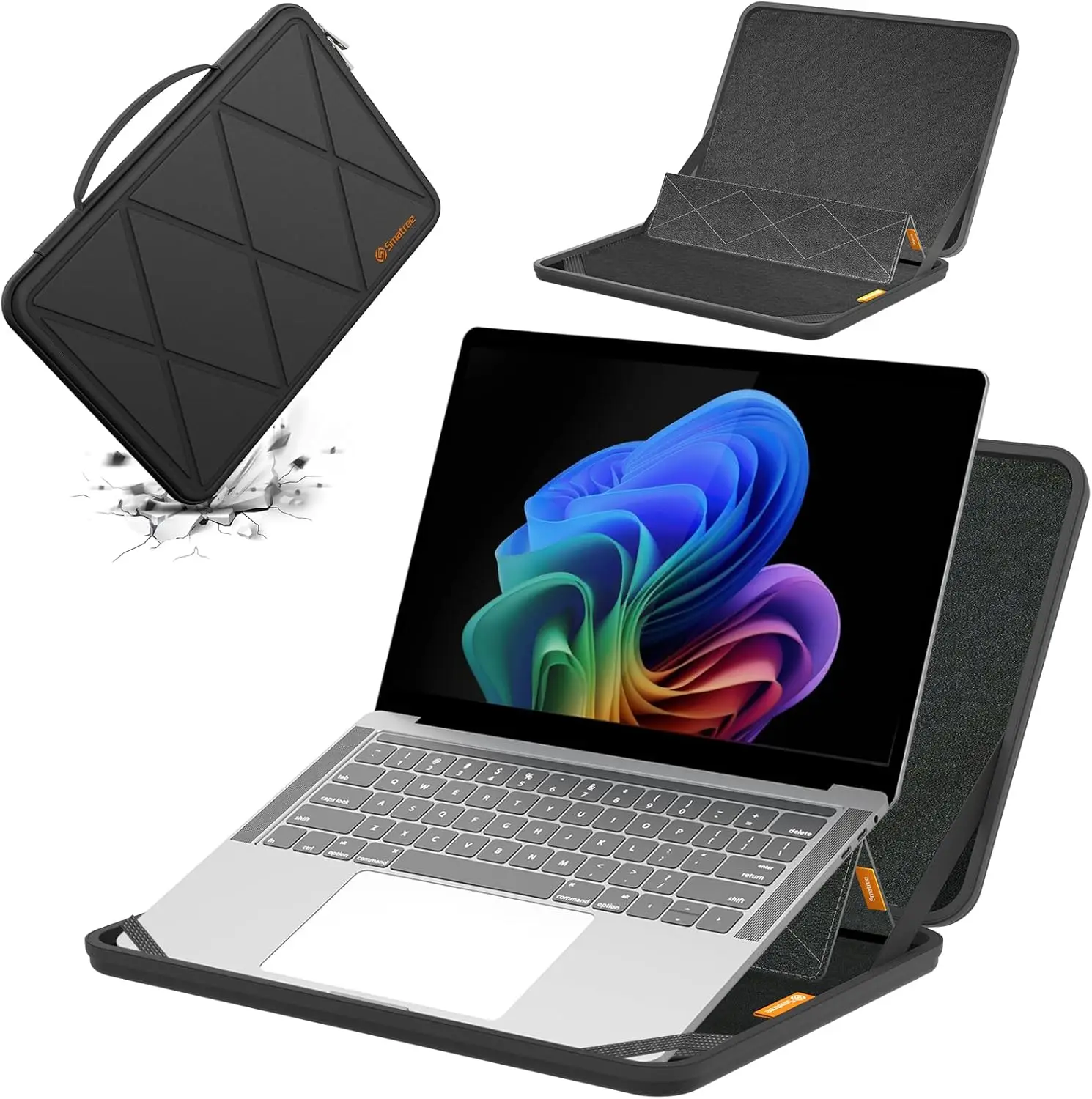Laptop Sleeve Case 14 inch, Shockproof Protective Laptop Cover Computer Bag with Stand for 14