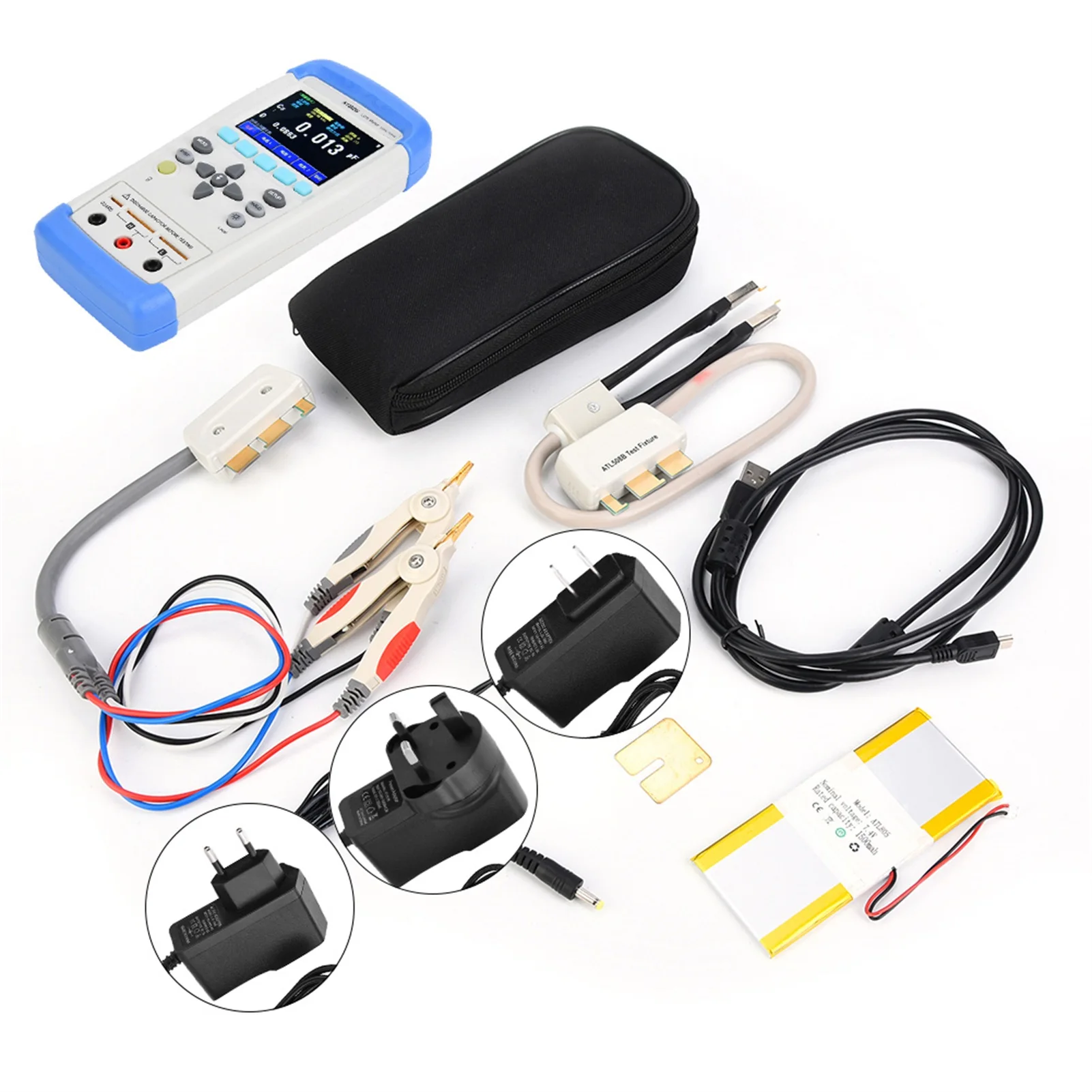 AT826 Professional Handheld Digital LCR Meter Resistance Inductance Capacitance Tester