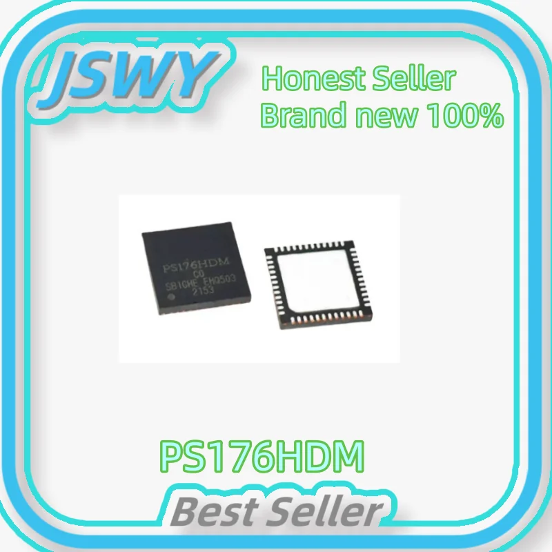 (3/30 pieces) Brand new 100% PS176HDMQFN48GTR2-C0 PS176HDM QFN-48 DP to HDMI chip original electronic integrity first delivery f