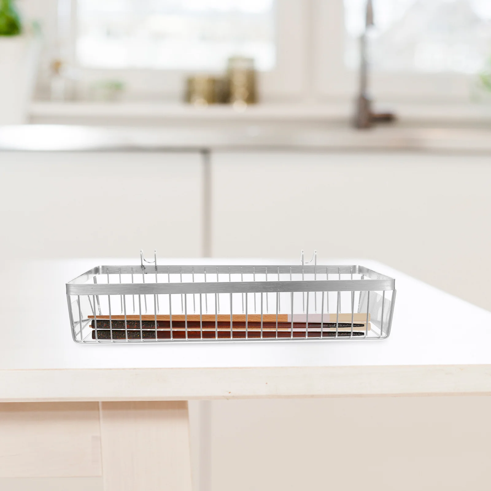 1 قطعة حامل أدوات المائدة الفولاذ المقاوم للصدأ لغسالة الصحون أواني سلة التخزين توفير المساحة الفضيات المنظم رف تجفيف المطبخ