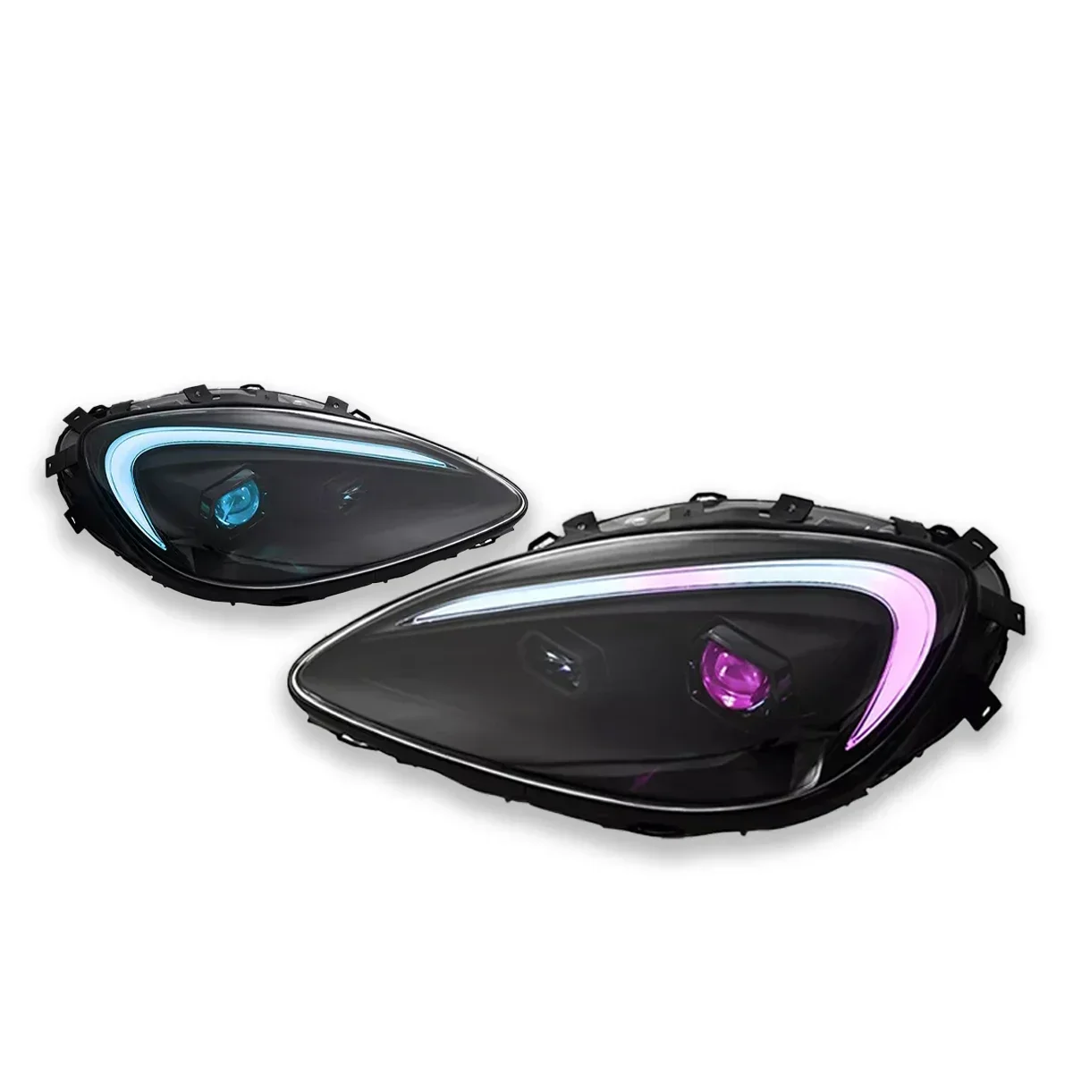 

Фары для Corvette 2005-2013 годов выпуска, модифицированные, с LED-линзами, дневными ходовыми огнями и указателями поворота.