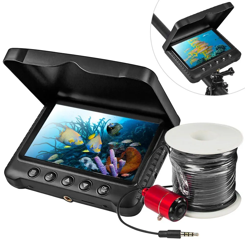 5 inch LCD Underwater Fishing  Portable  Waterproof Underwater  1200TVL Fishing  Fishing Dector