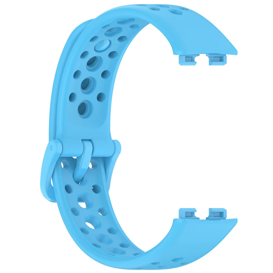 Siliconen Band Voor Huawei Band 10 9 8 Accessoires Vervanging Sport Hollow-out Ademende Armband Voor Huawei Band 10 9 8/8NFC