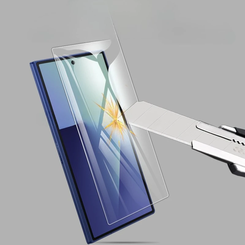 Przezroczysta folia ze szkła hartowanego ZFlip8 Fold 8, ochraniacz ekranu do Samsung Galaxy Z Fold 8 — zdjęcie produktu 4
