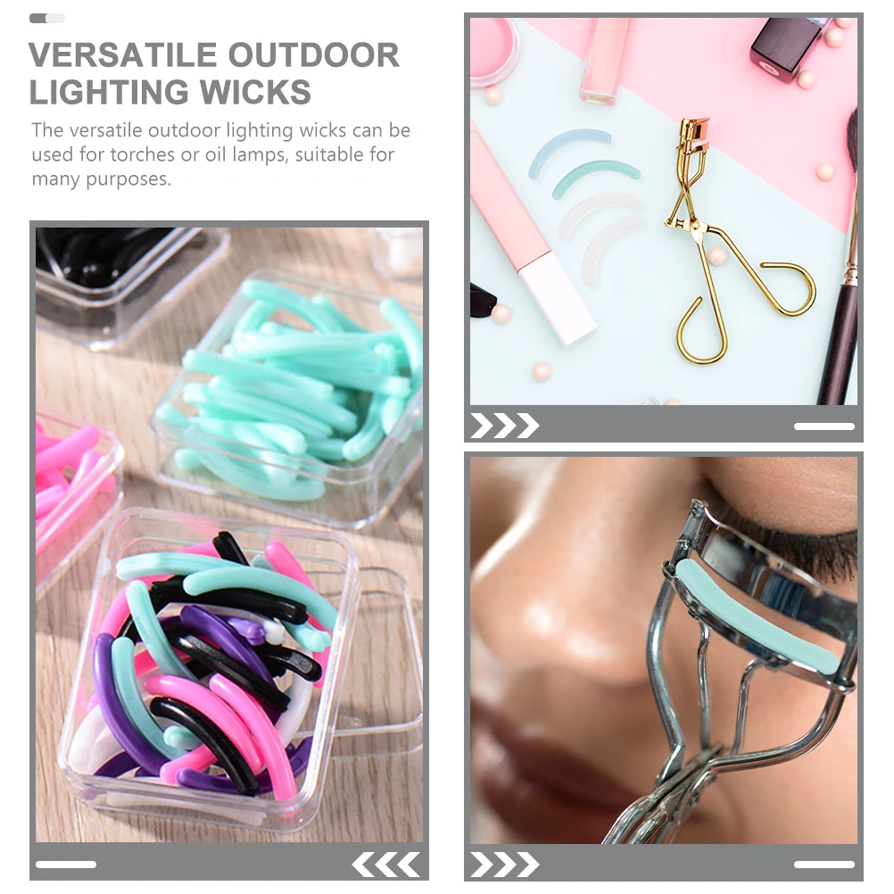 30 Uds. Almohadillas de repuesto para rizador de ojos insertos de pestañas para reemplazo de extensiones