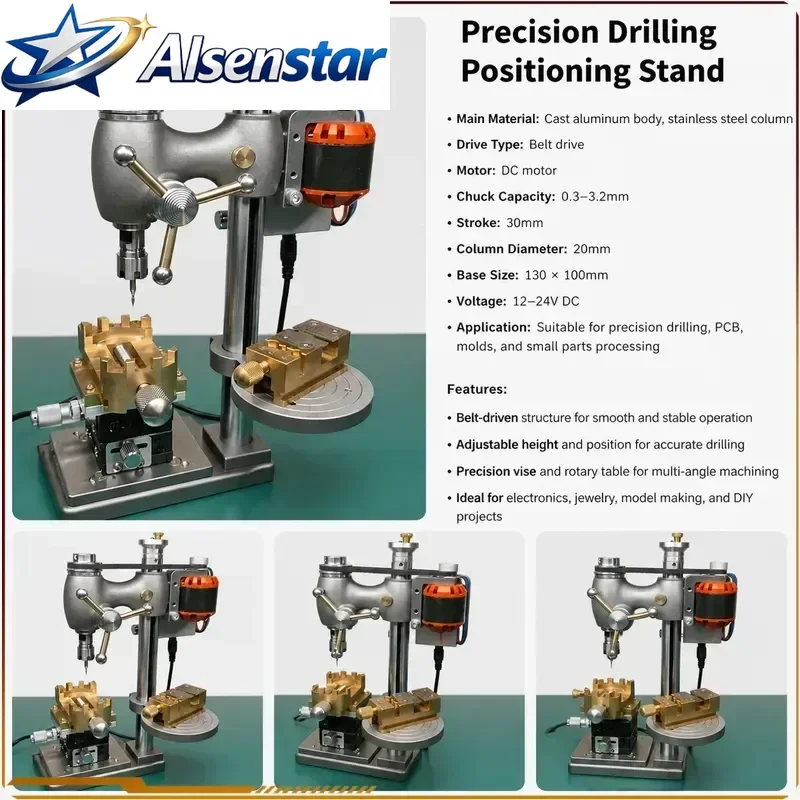 Watch Repair Tool Multifunctional Bench Drill Break Head Break Splint Screw Error 1 Screw Grinder Screwdriver