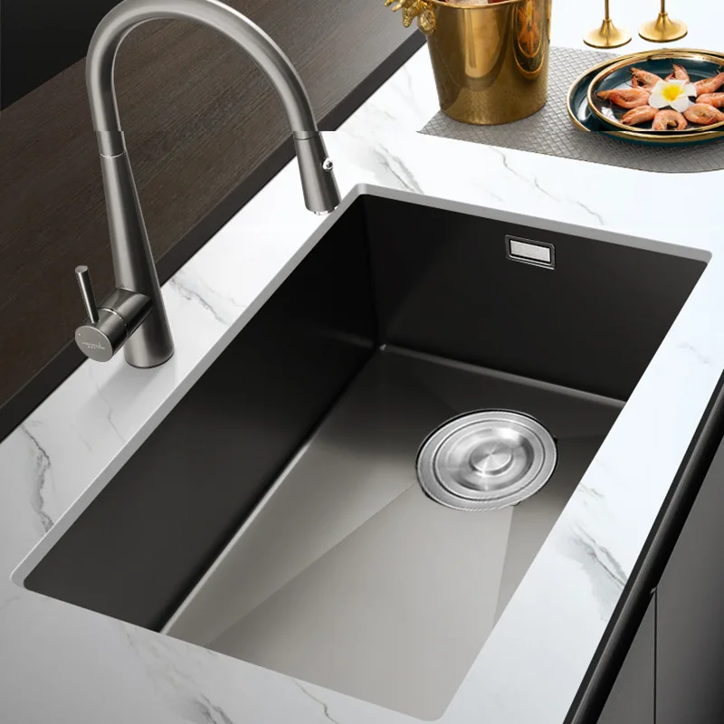 

304 stainless steel sink, vegetable basin, American large single tank