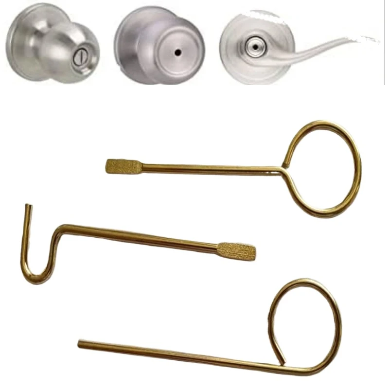 

3P Внутренняя дверь для ванной комнаты, спальни, аварийный ключ для дверной ручки, замок - набор слесарных принадлежностей для домашней двери, из замка