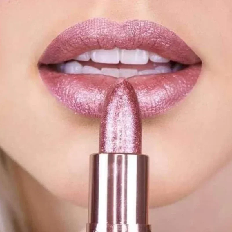 Glitter Matte Lipstick Temperature Changing Color Long Lasting Waterproof Nude Lip Makeup Moisturizing Shimmer Sexy Lipsticks