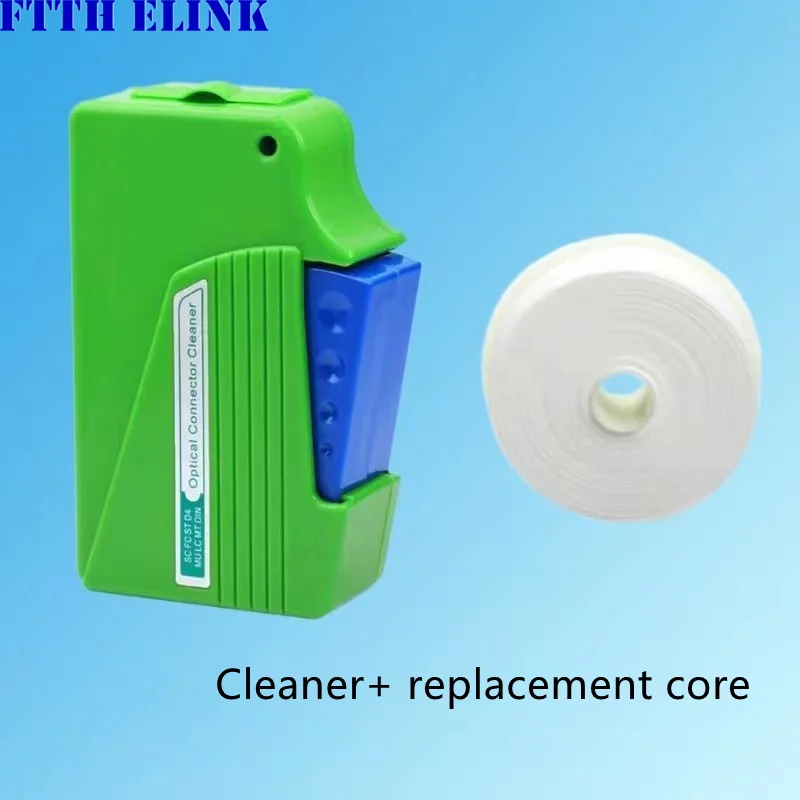 fiber cleaner cassette tape for end face of optic connector 500+ life times ftth scrubber random color FTTH ELINK 1 piece