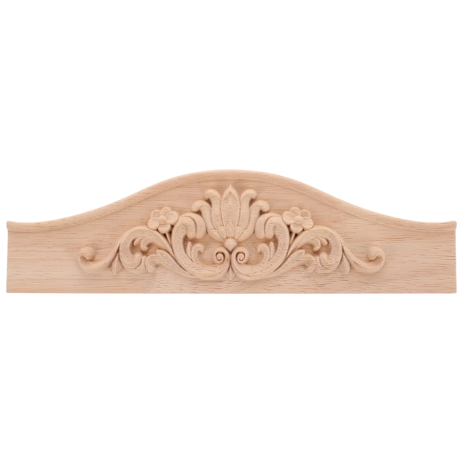 

Hand-Carved Wooden Appliques For Furniture Pediment French Style Wood Onlay Closet Door Cabinet Decor Unfinished Wood