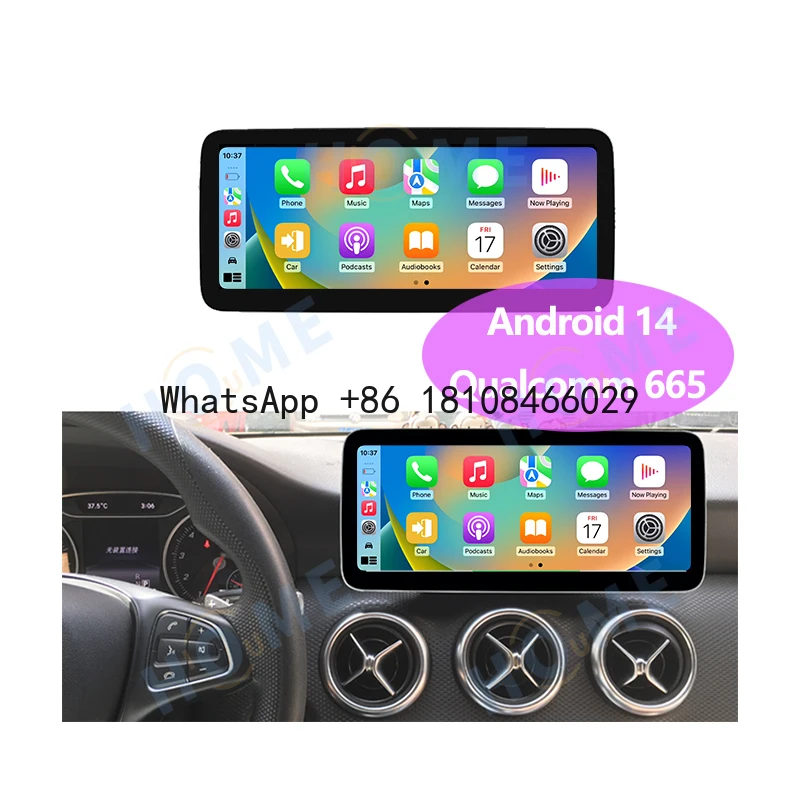

Android14 Snapdragon 665 8 Core 128G Car DVD Radio Multimedia Player for Mercedes Benz GLA/CLA/A Class GPS Navigation Screen