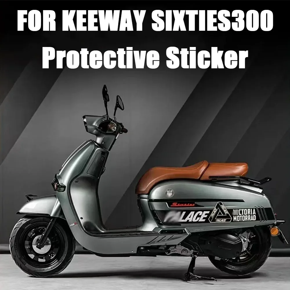 

New Fit KEEWAY SIXTIES300 Motorcycle Original Accessories Decal Tank Pad Sticker For KEEWAY SIXTIES300 300i Keeway Sixties 300i