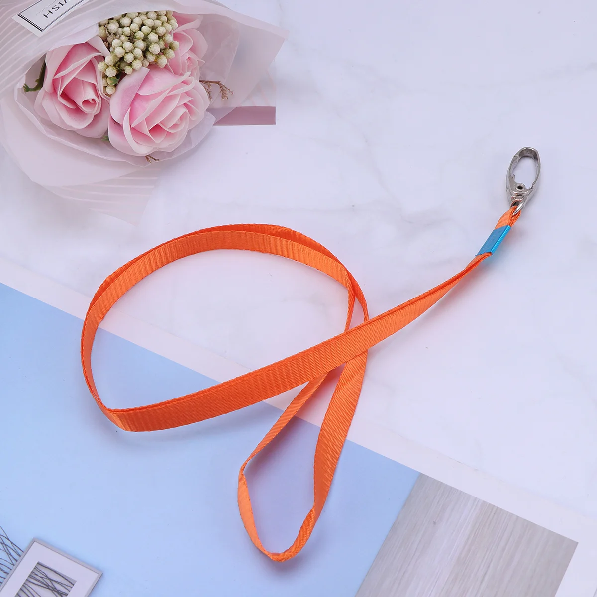 50 قطعة Id الحبل الرقبة حزام مريح حامل قماش مسطح لشارة العمل بطاقة المدرسة رحلة الحدث مؤتمر استخدام اسهم الرقبة