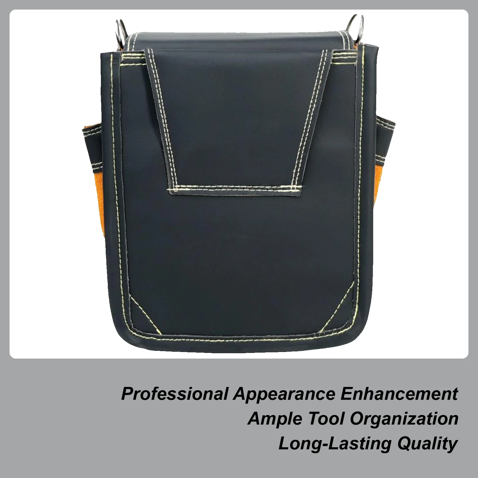 

Work Belt Pouch Waterproof Waist Bag With Shoulder Strap Detachable Belt Tool Holder For Construction Electrical Maintenance