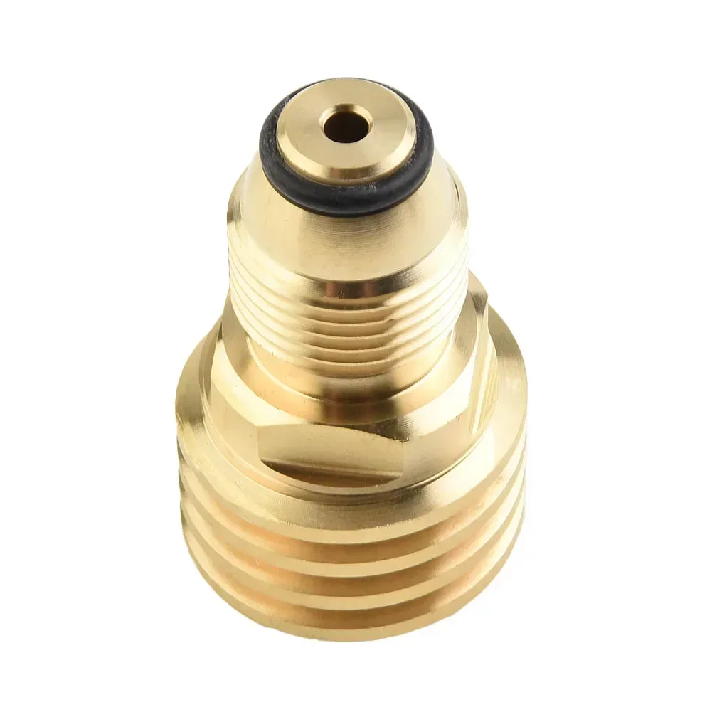 Converts Propane Tank POL LP Tank Valve To QCC1/Type1 Outlet Brass Adapter Parts For Indoor Outdoor Barbecue BBQ Accessorie