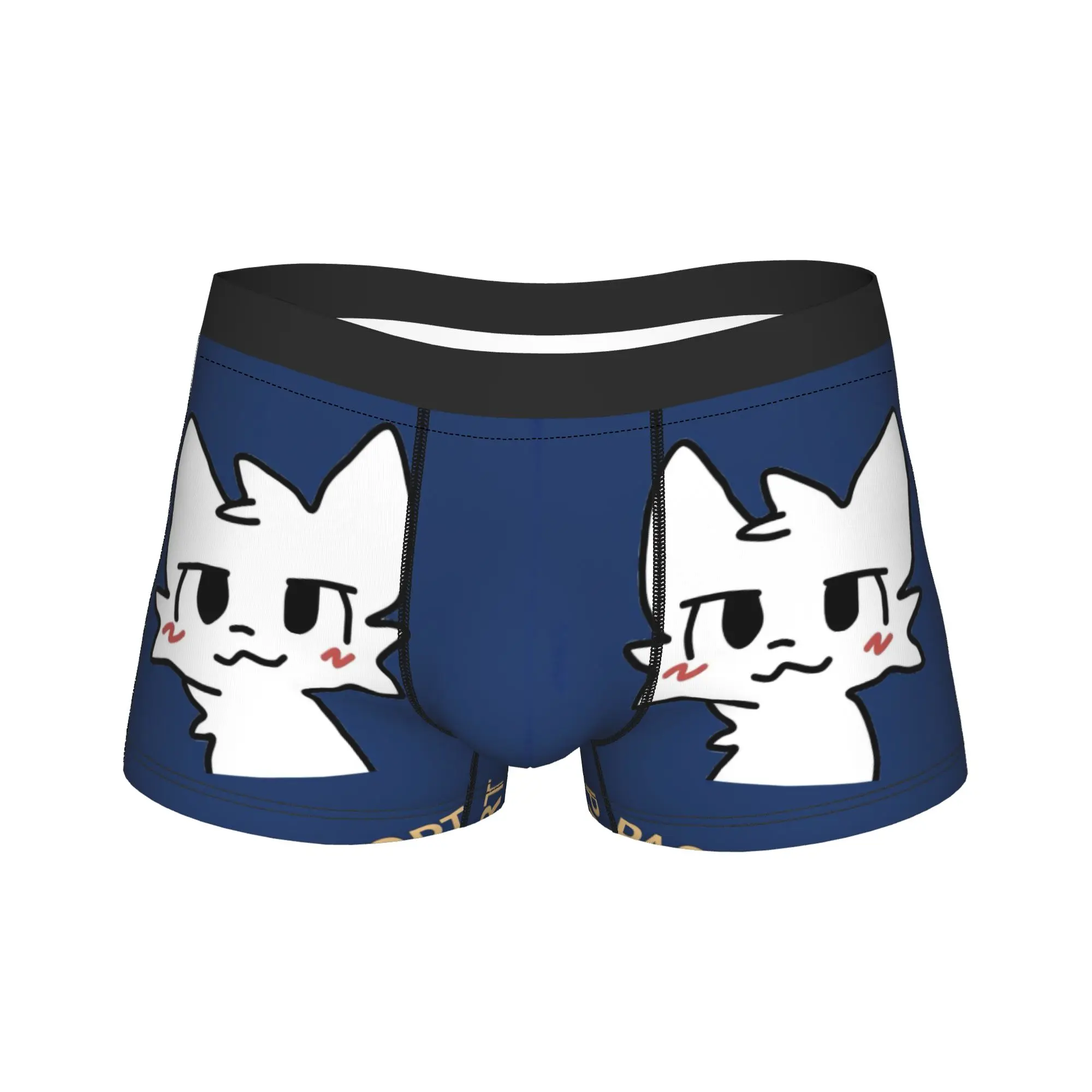Boykisser Silly Cat Underwear  Custom DIY Boxer Shorts High Quality Males Panties Comfortable Boxer Brief Birthday Present