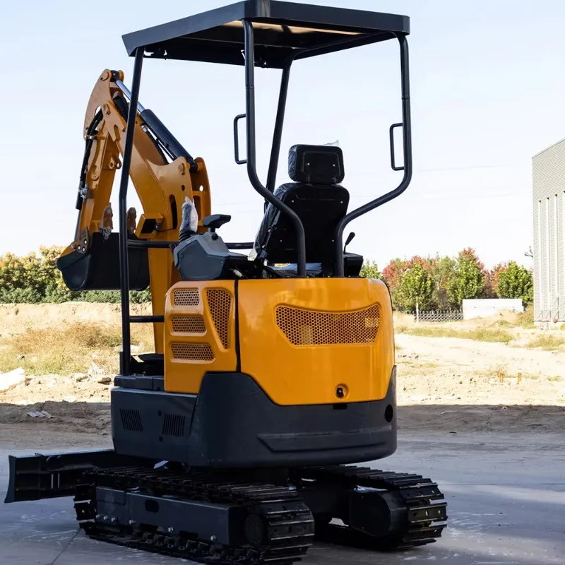 

Мини-экскаватор YG22 на гусеничном ходу, 2,2 тонны, с сертификатами EPA/CE/EURO V, с буром, молотом и прицепом