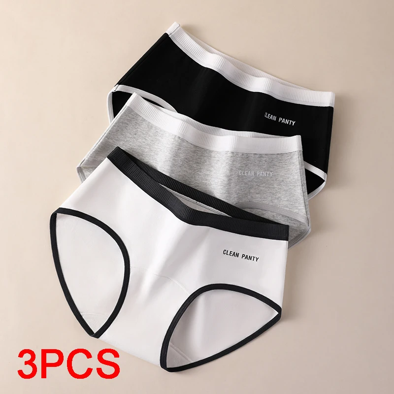Women's Cotton Briefs Soft Underwear Lady Fashion Sexy Panties Set Pack New Lingerie Triangular Underpants Seamless Intimates