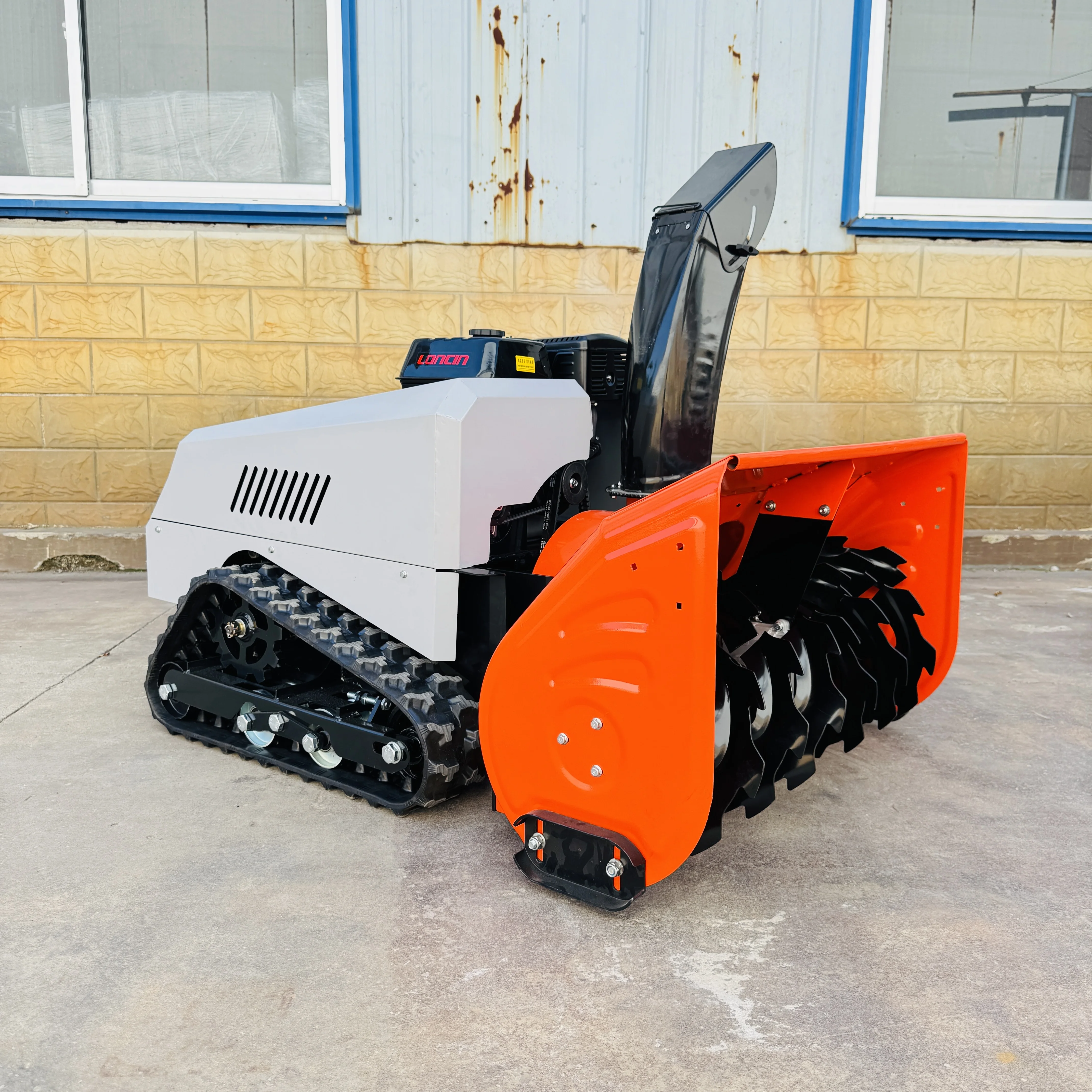 High Efficiency Professional Hybrid 15HP  Engine All Terrain Tracked Multi Purpose Clearing Machine for RC Snow Blower