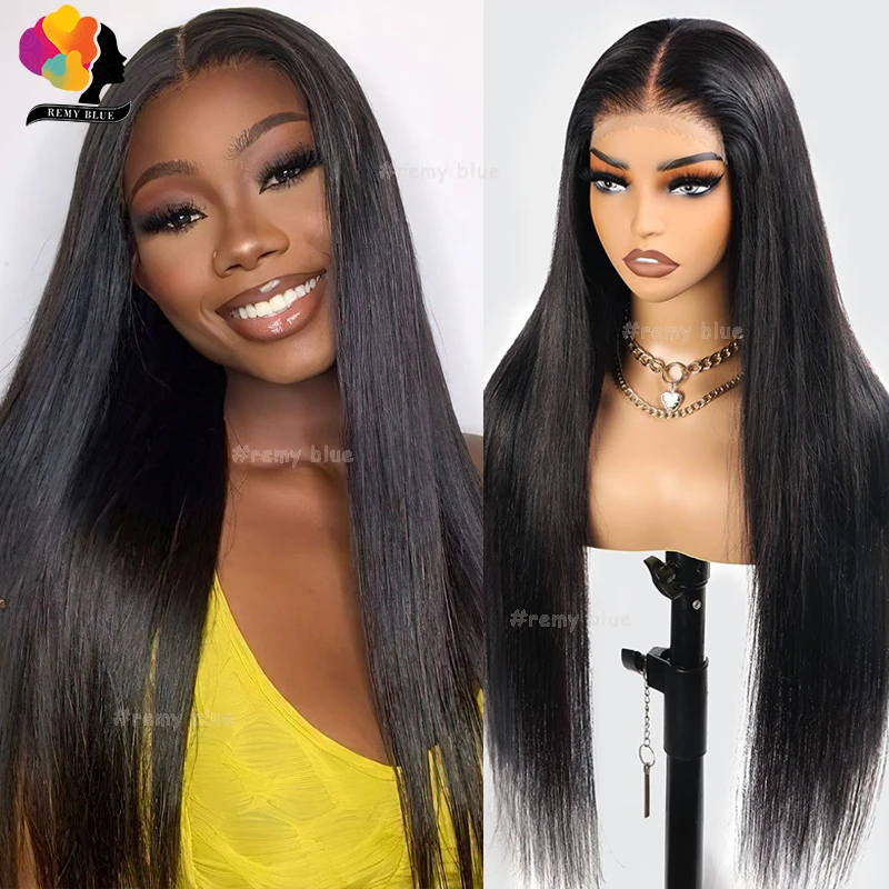 

Straight Human Hair Wigs 13x6 HD Lace Frontal Wig Glueless Brazilian Pre-plucked 13x4 Lace Front Human Hair Wig For Black Women