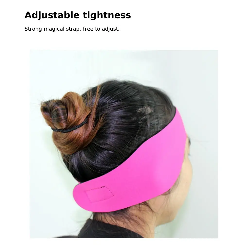 Verstelbare Hoofdband Haarbanden Lichtgewicht En Draagbare Comfortabele Oorkussens Voor Maximale Hoofdbanden Rozenrood M