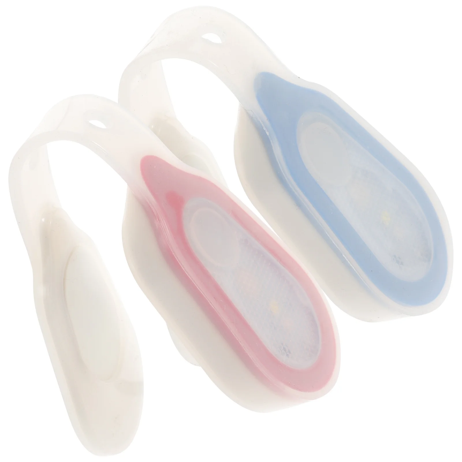 2 Stück Clip-on-Taschenlampen, Hände, Laufen, Joggen, Nachtsicherheitslichter für Radfahren, Wandern, Camping