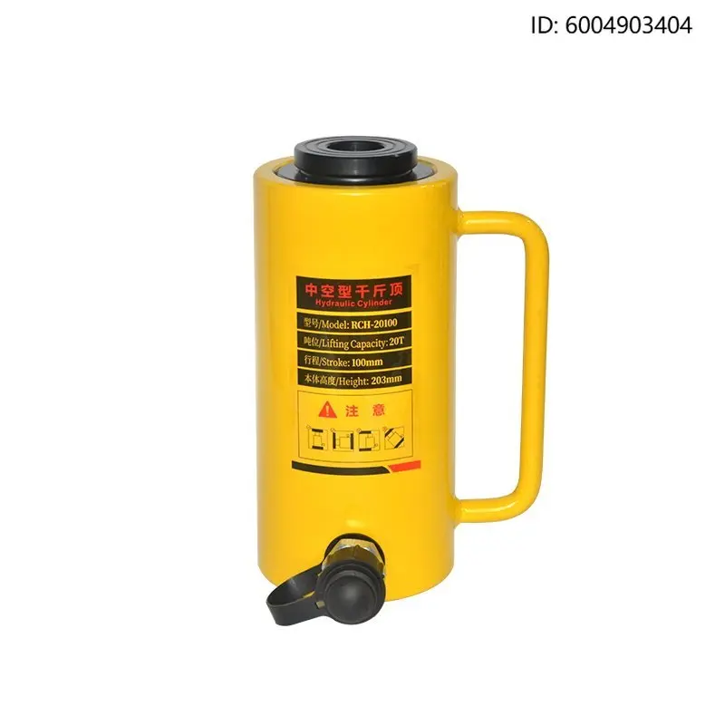 

Полый гидравлический домкрат, полый гидравлический цилиндр с плунжером, серия RCH-20T30T60T100T