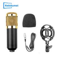 Professional Microphone Set BM800 Studio Condenser Mikrofon Mic For PC KTV Karaoke Recording Computer Radio Braodcasting Singing