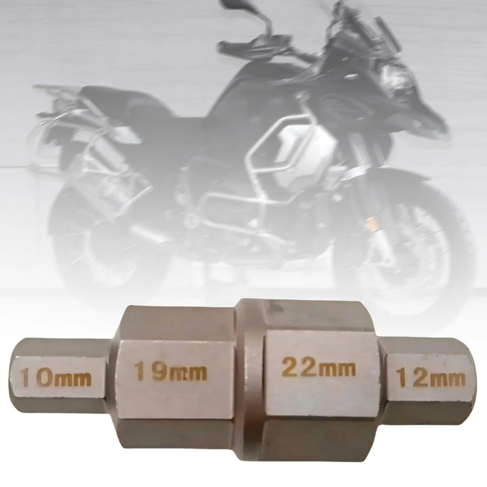 

Motorcycles Hex Axle Tool Easy to Use Professional Removal Tool Sturdy Heavy Duty Hex Adapter 10mm 12mm 19mm 22mm for BMW