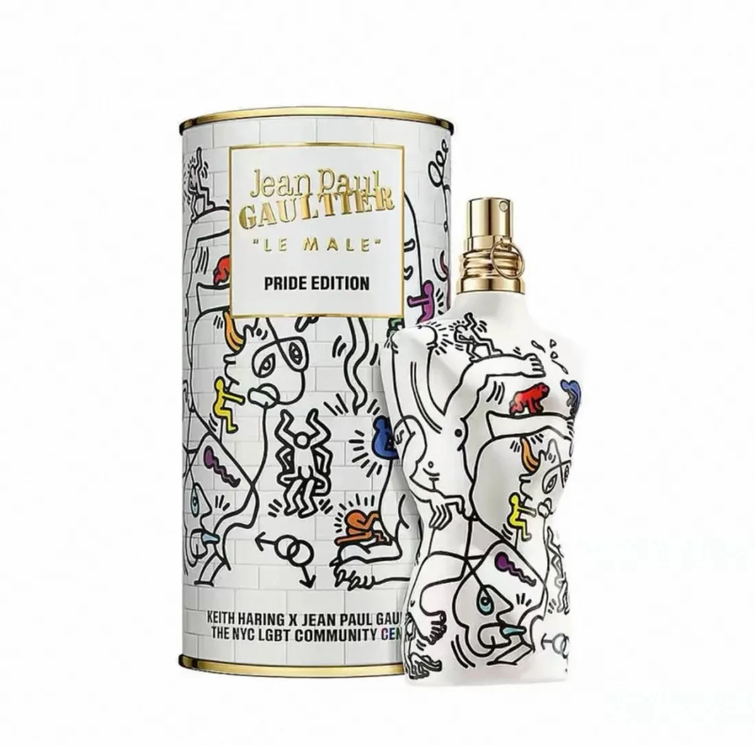 Jean Paul Gaultier Le Male Pride Edition Fragrant citrus flower fragrance, neutral perfume spray, 4.2oz125ml, lasting fragrance, suitable for multiple places, exclusive, gift choice