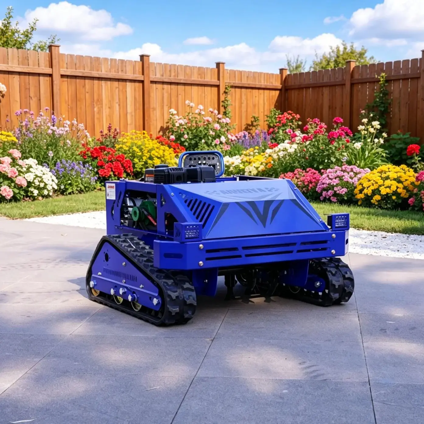 Customized CE Certified Remote Control Self-propelled Mower Wear Resistant For Long Time Farm Outdoor Operation