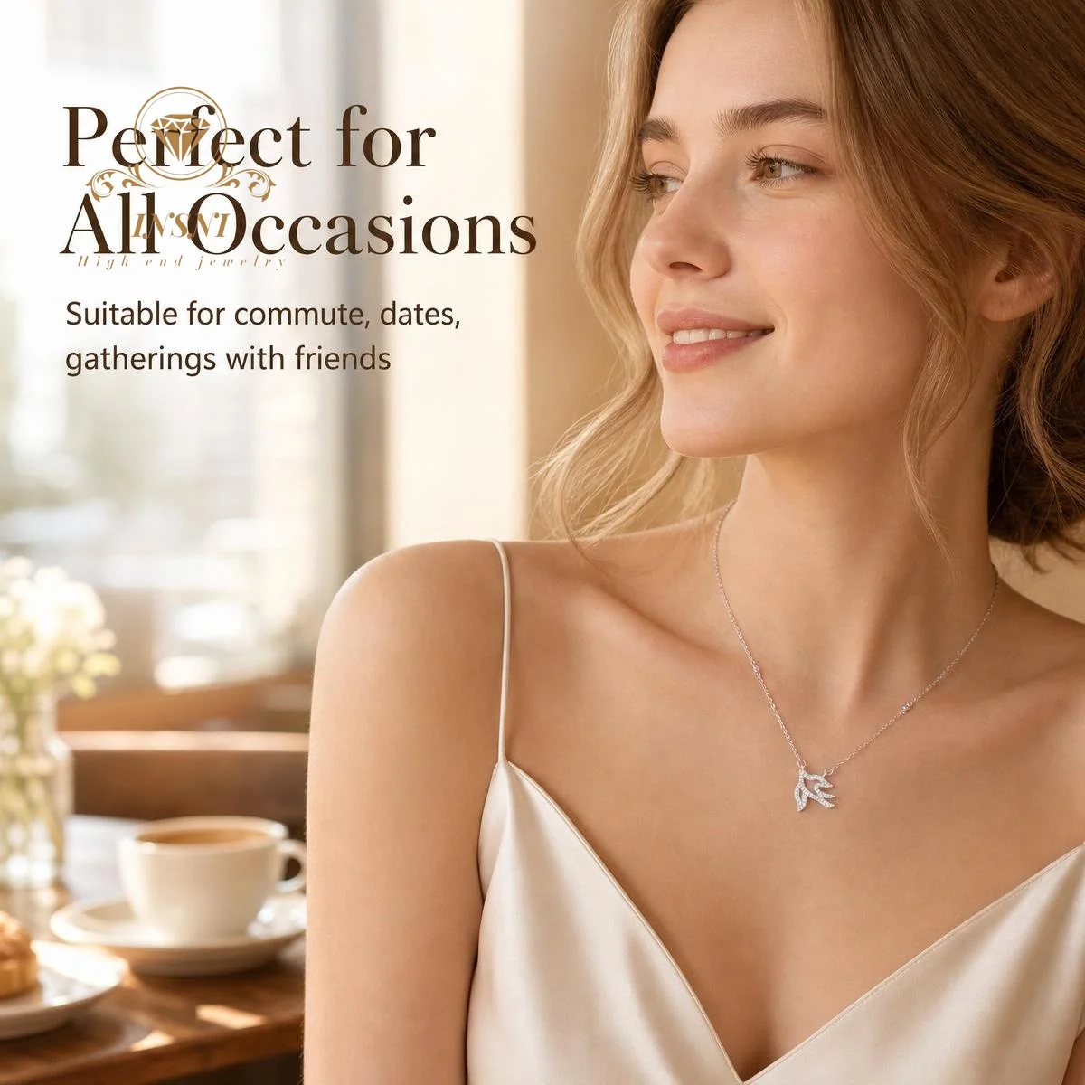 Swallow Pendant Korean Version Necklace Female Collarbone Chain, Mori Cold Wind S925 Silver Affordable Light Luxury Jewelry Gift