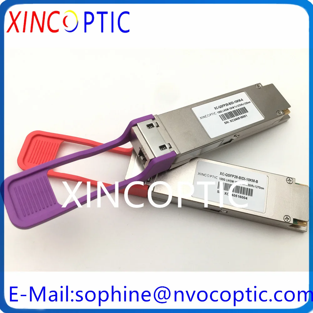 Imagem -06 - Transceptor Óptico Cisco para Huawei e Switch 100g Opt4 sm Bidi Qsfp28 Lr1 Pam4 10km Eml Mais Pin Modo Único Simplex lc