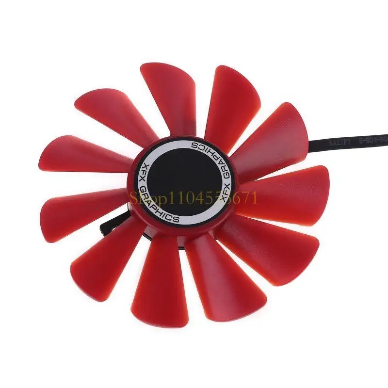 أفضل بائع 2PCS 85 مم RX-570-RS RX-580-RS FD10U12S9-C FAN لـ XFX RX470 RX570 RX580
