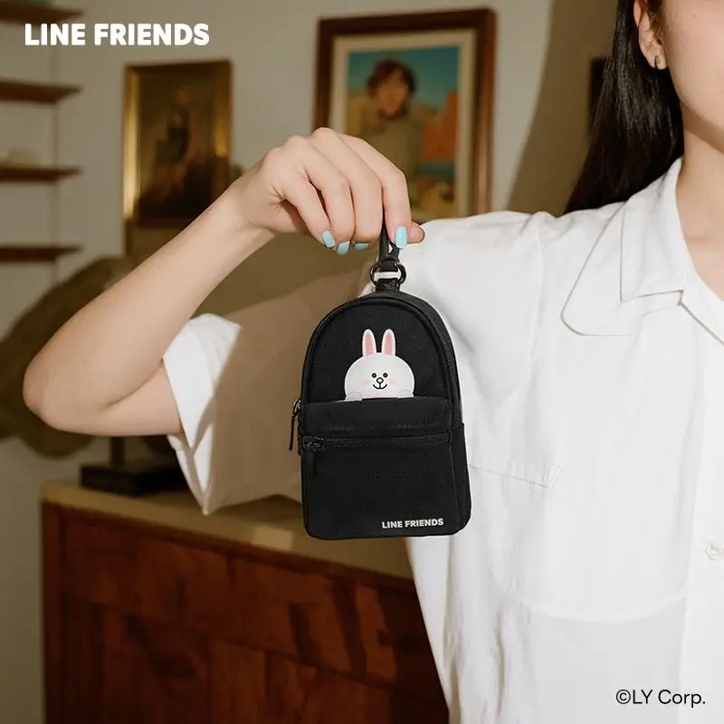 

LINE FRIENDS Brown Cony anime cartoon cute mini coin purse pendant kawaii key earphone accessory storage bag gift wholesale