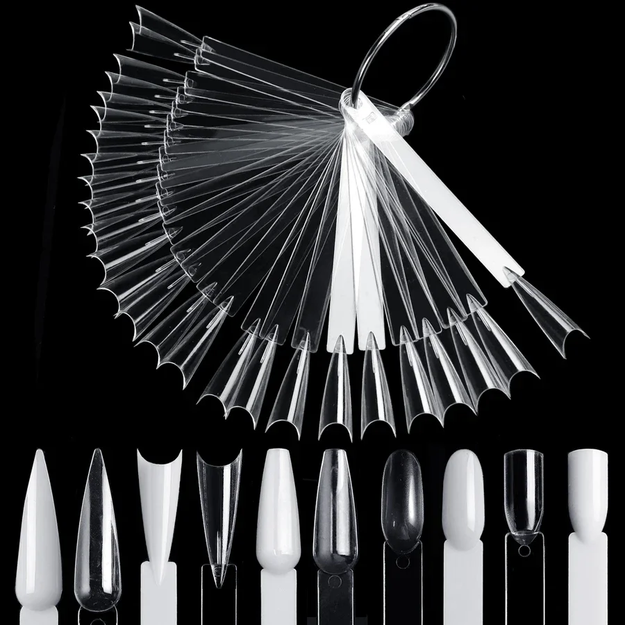 50Pcs Nail art Praxis Sticks Farbe Karte Display Regal Muster Nagellack Probe Halter Nail art Werkzeuge für Salon