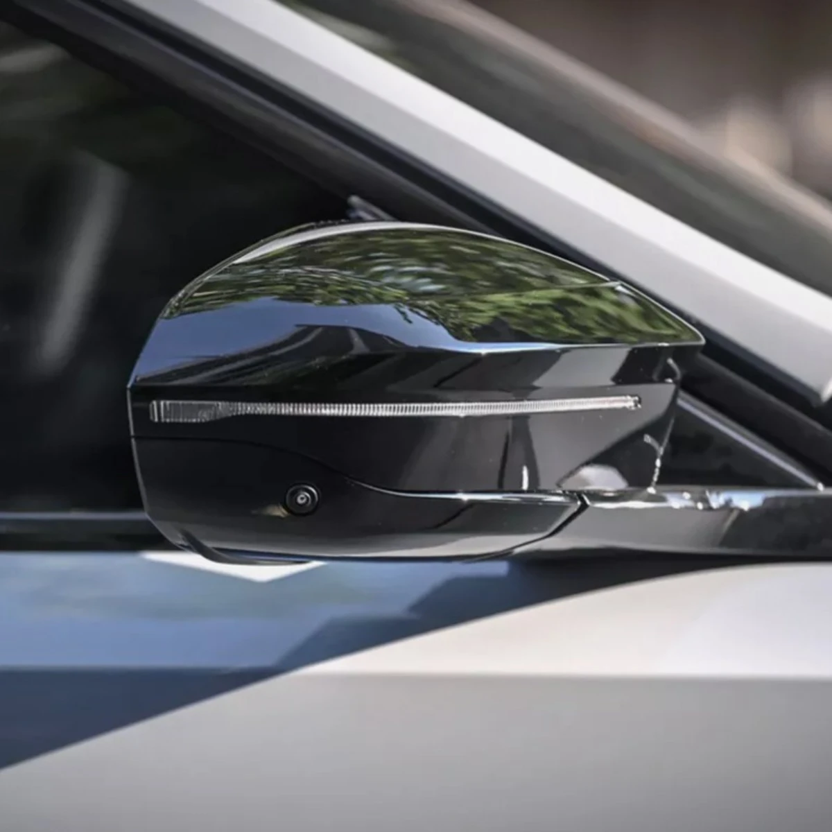 M Style Front Side Mirror Covers Cap Fits BMW I5 G60 G68 G70 2023 2024 2025 Rearview Mirror Shell Gloss Black Left Hand Drive