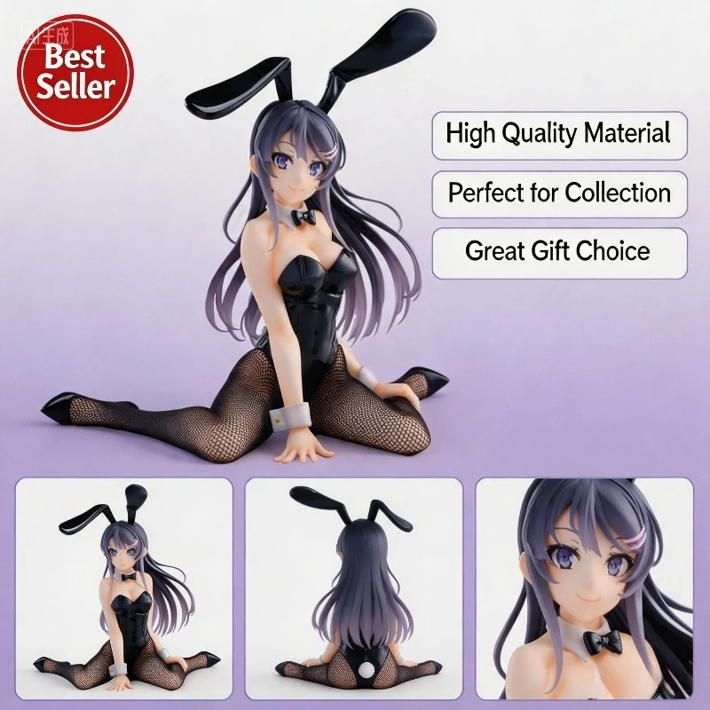 

Genuine TAITO Coreful Figure Mai Sakurajima Bunny Girl Ver. 13cm PVC Anime Model Rascal Does Not Dream of Bunny Girl