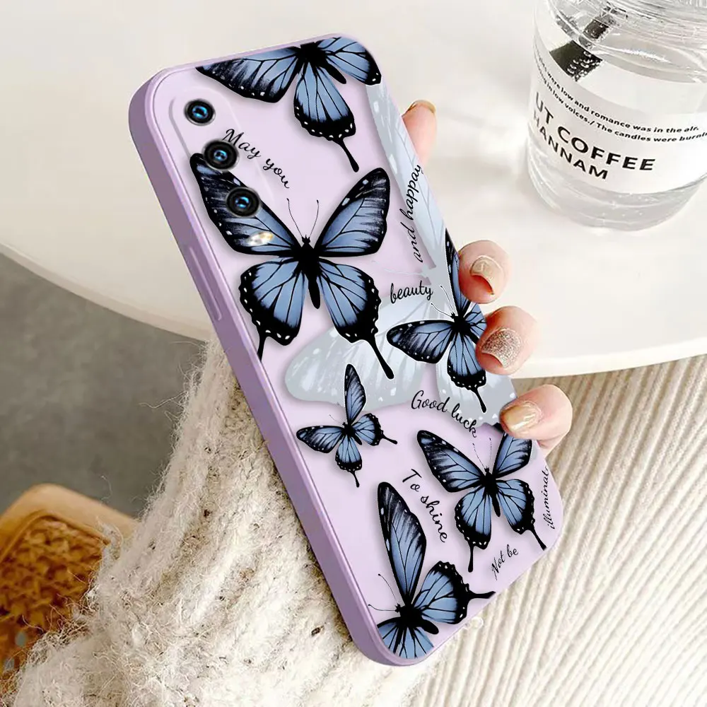 Vintage Butterfly Phone Case For Infinix HOT 10 11 10s 11s 12 20s 30i 30 9 play Note 10PRONFC 11 12 G88 G96 X680 X682 10T 5G