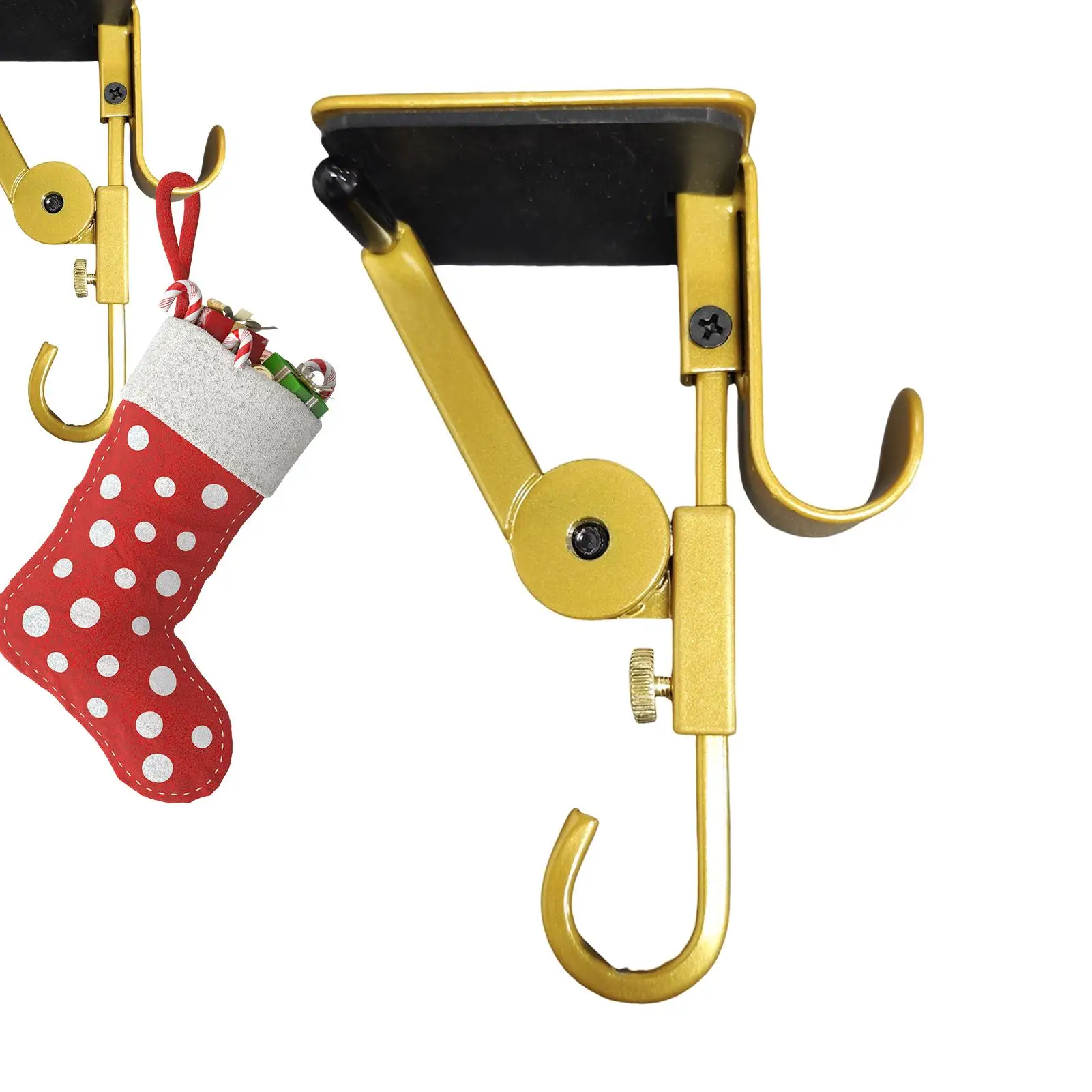 

Рождественский держатель для чулок, вешалка для чулок, крючки для гирлянд, вешалка для гирлянд, нескользящая декоративная подставка для фестиваля