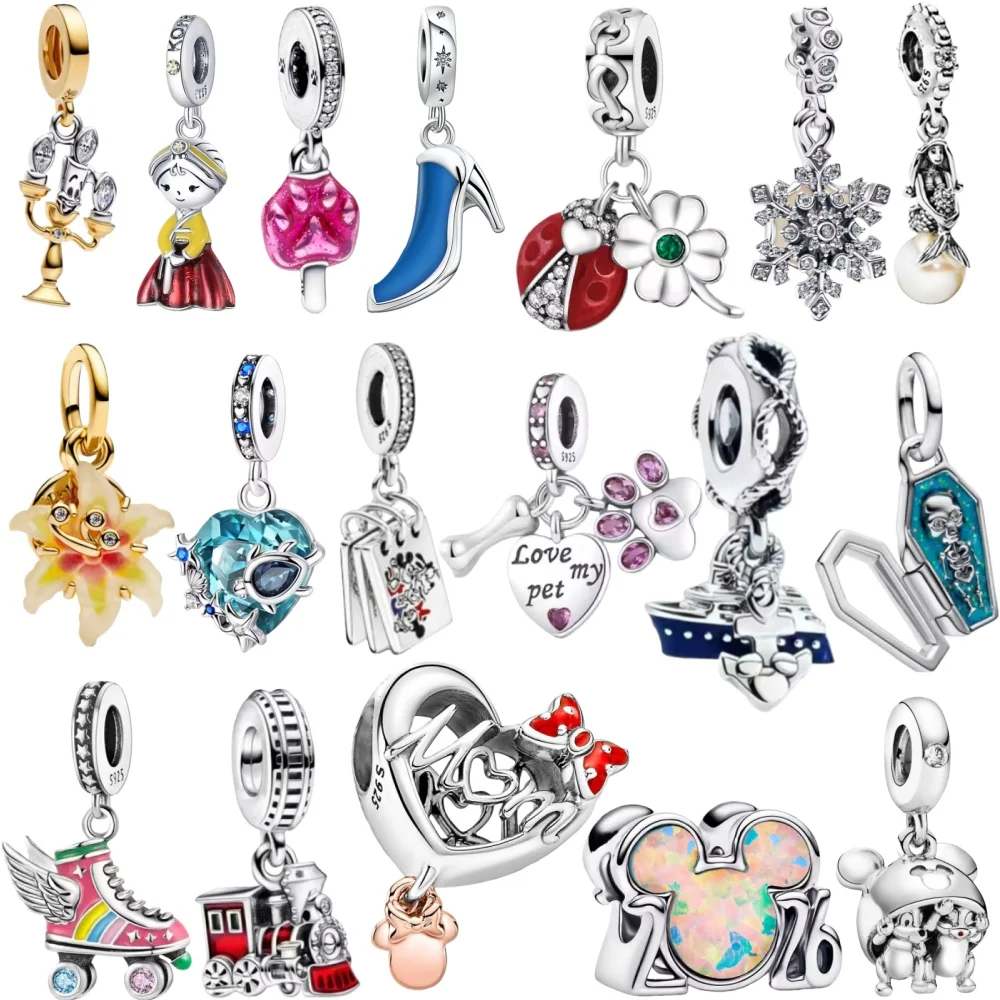 

Новое серебро 925 пробы, обувь, снежинки, подвеска из бусин подходит для оригинальных европейских браслетов, аксессуары «сделай сам», изысканные ювелирные изделия