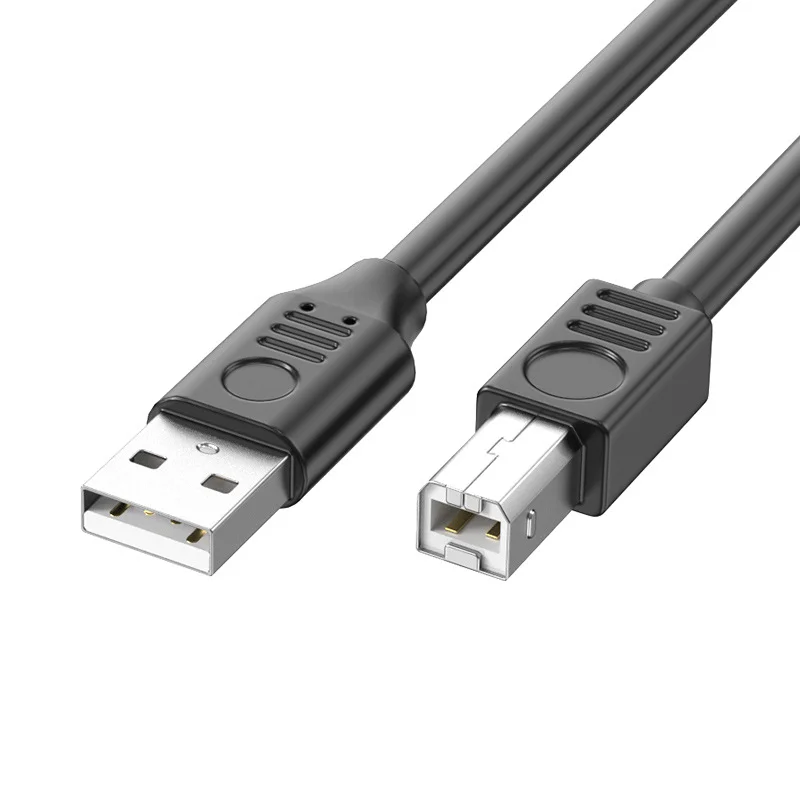 JavicTech Printer Scanner Cable,USB 2.0 Type A Male to USB 2.0 Type B Male Printer Scanner Cable 90 Degree Angled