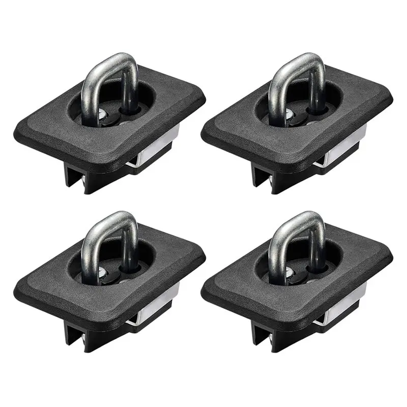 For Ford F150 1998-2014 Chevy Silverado GMC Sierra 1999-2013 Dodge RAM 1995-2008 Compatible Truck Bed Tie Down Anchors 4PCS