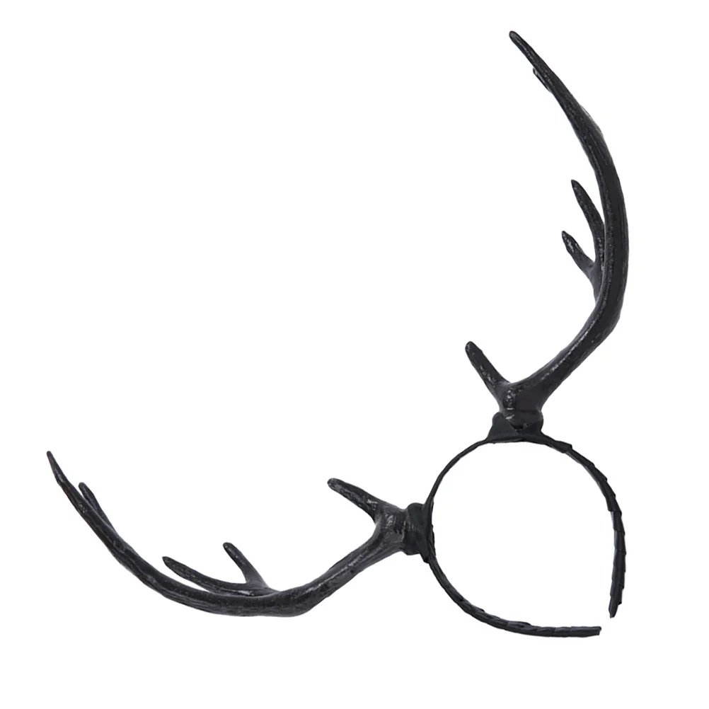 

Antler Headbands Xmas Hair Accessories Festive Deer Horn Headpiece for Halloween Christmas Party Elk Hairband Costume Accessory