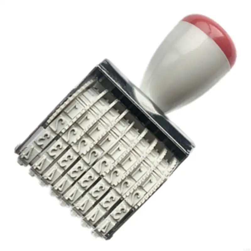 L9BE Number Stamp Business Stamp Roller Office Stamp Rolling Number Stamp Date Stamp Multifunction Rubber Stamp